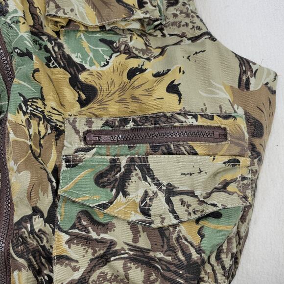 Ranger Vest Mens Sz Medium Camo Hunting Puffer Quilted Gorpcore Woodlands Hunt - Picture 6 of 10